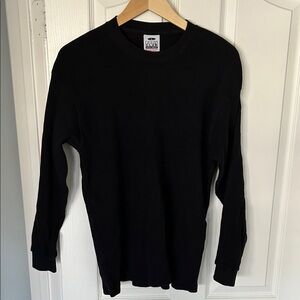 Pro Club Large Black Thermal Long Sleeve Tee